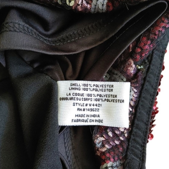 NWT $298 Walter Baker Portia Sequin Skirt 6 - Picture 6 of 8